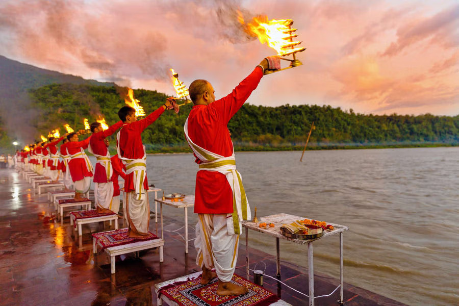 Evening Aarti in rishikesh